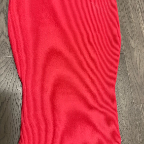 Aritzia Babaton Sculpt Knit One-Shoulder Dress - Picture 2 of 5